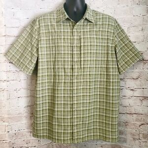 5.11 Tactical Series TAC-U30 Plaid Shirt SS Snap Button Conceal Carry Men Large